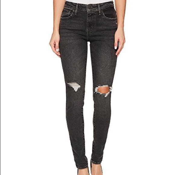 Levi's Denim - Levi’s 721 high rise skinny in distressed black